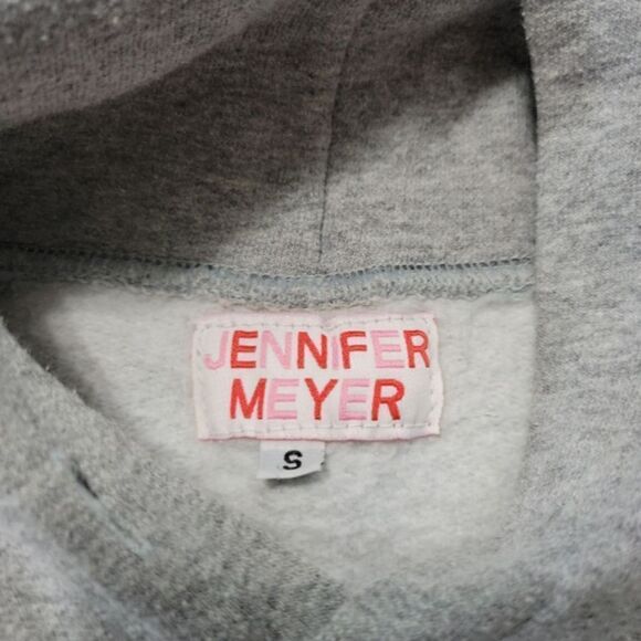 Jennifer Meyer Sweatshirt Size Small Pullover Hoodie Sweatshirt Graphic Print - Picture 8 of 8
